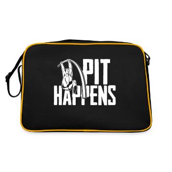 Pit Happens Fun Saut à la perche - Sac Retro - noir/or - Dos
