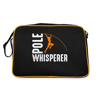 Pole Whisperer Drôle de saut à la perche - Sac Retro - noir/or - Dos