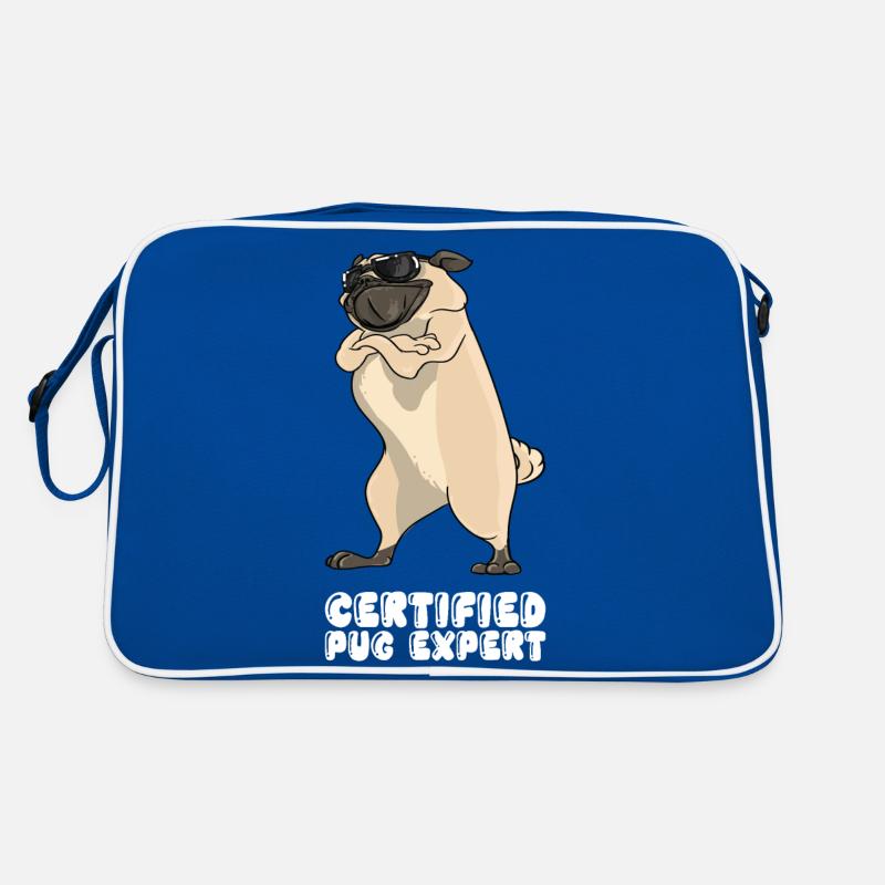Certified Pug Expert Retro Bag