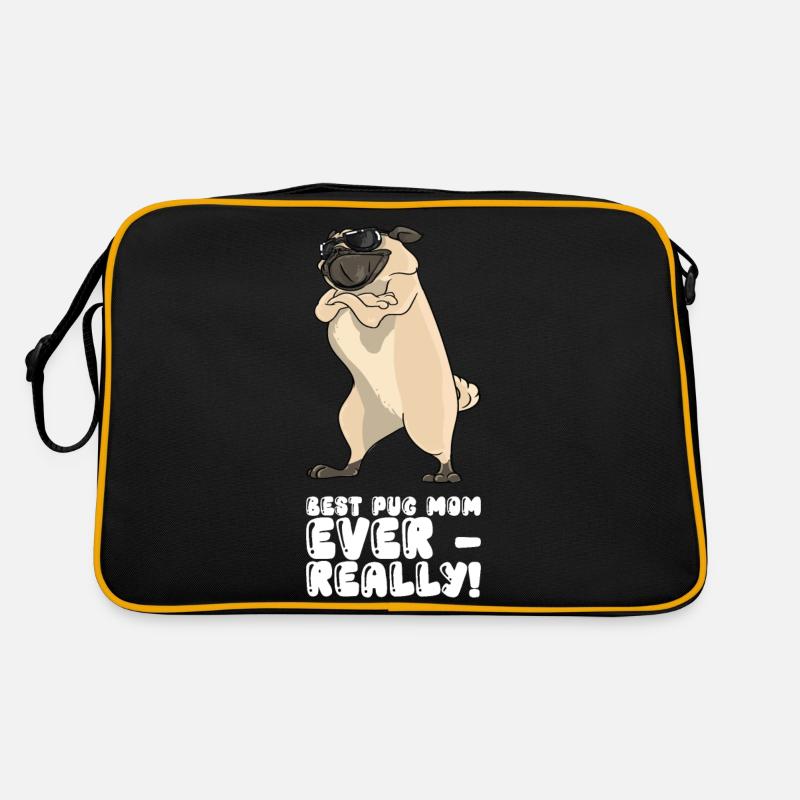 Best Pug Mom Ever Really Retro Bag