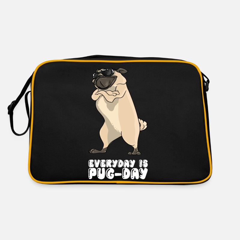Everyday Is Pugday Retro Bag