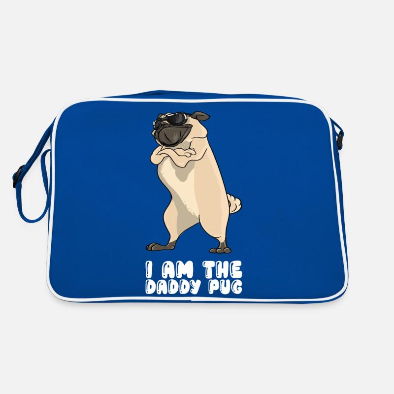 I Am The Daddy Pug Retro Bag