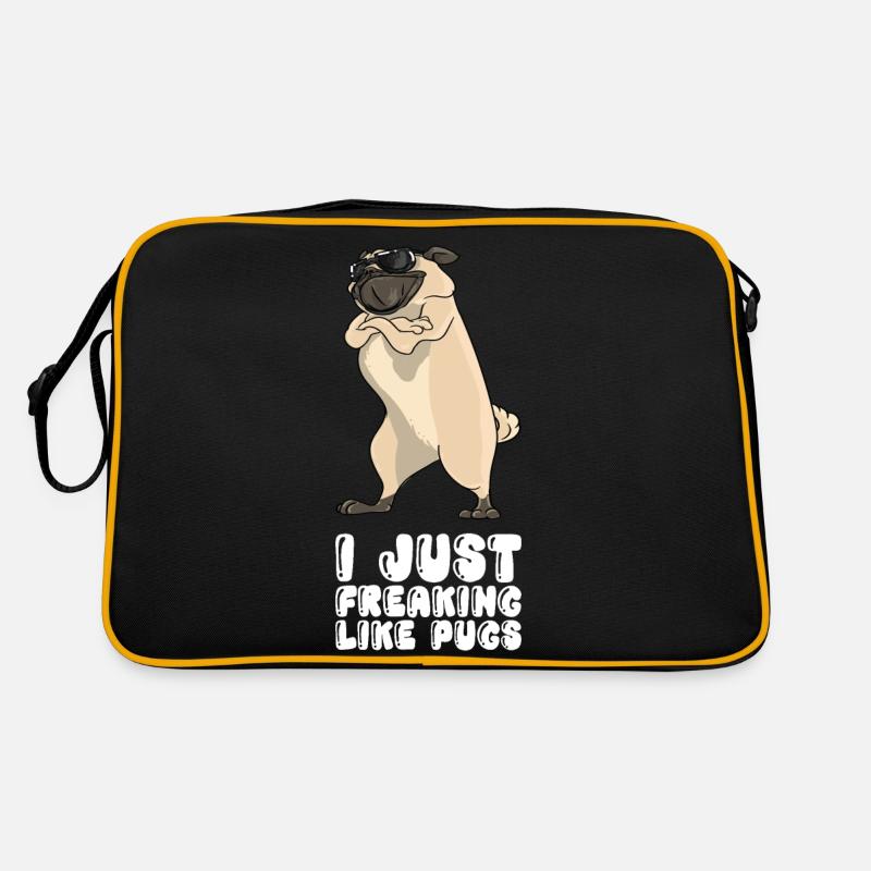 Je flippe comme des carlins Sac Retro