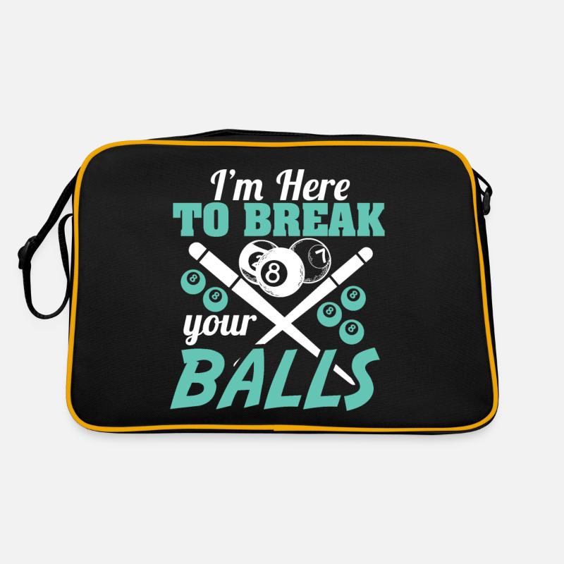 Billiards - Pool - Fun Retro Bag