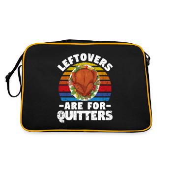 Les restes sont disponibles pour le dîner de Thanksgiving Drückeberger - Sac Retro - noir/or - Dos