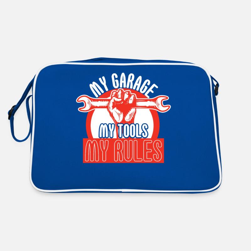 My Garage My Tools My Rules Car Mechanic Retro Bag