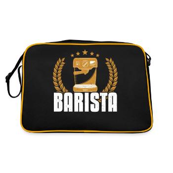 Barista Coffee Machine Breakfast - Retro Bag - black/gold - Back