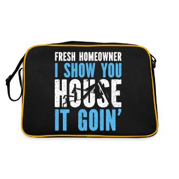 Propriétaire frais je vous montre maison Il Goin' - Sac Retro - noir/or - Dos