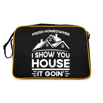 Propriétaire frais je vous montre maison Il Goin' - Sac Retro - noir/or - Dos
