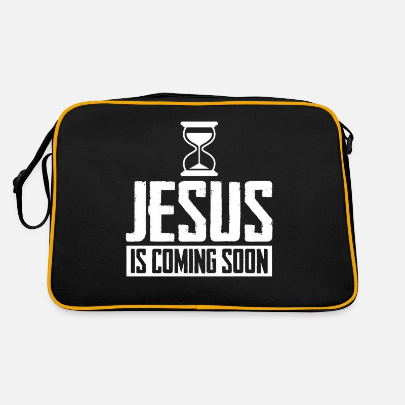 Jesus Is Coming Soon Countdown Christian Jesus Retro Tasche