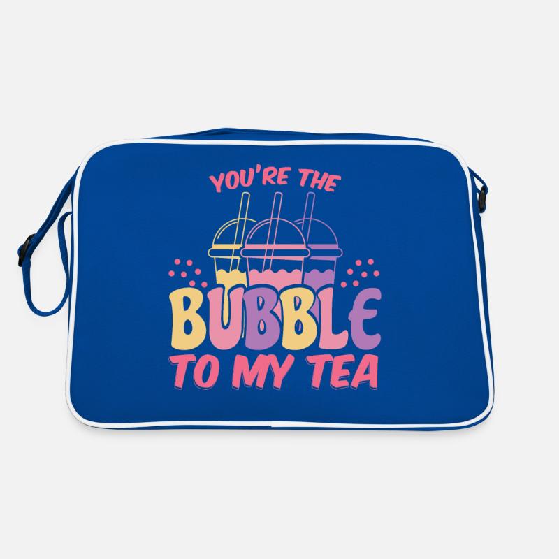 Youre The Bubble To My Tea Boba Tea Retro Bag