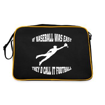 Cadeau de baseball Amateur de baseball Jeu de baseball - Sac Retro - noir/or - Dos