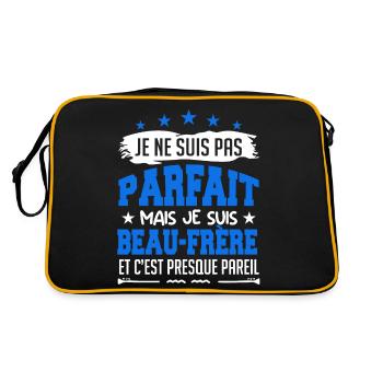 Pas parfait beau frère - Sac Retro - noir/or - Dos