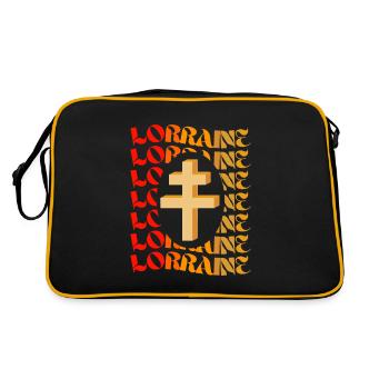Cadeau Homme Lorrain Anniversaire Noel - Sac Retro - noir/or - Dos