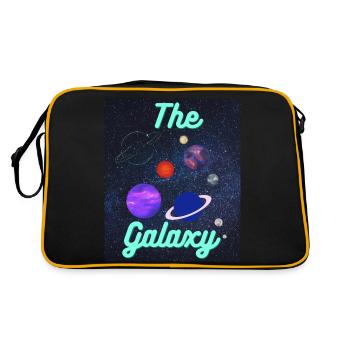 La Galaxie La galaxie l’espace fascinant - Sac Retro - noir/or - Dos
