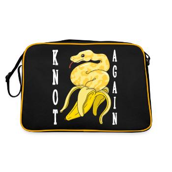 Banana Ball Phyton noué à nouveau - Sac Retro - noir/or - Dos