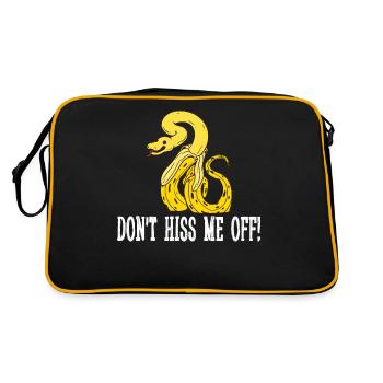 Banana Ball Phyton me siffle pas - Sac Retro - noir/or - Dos