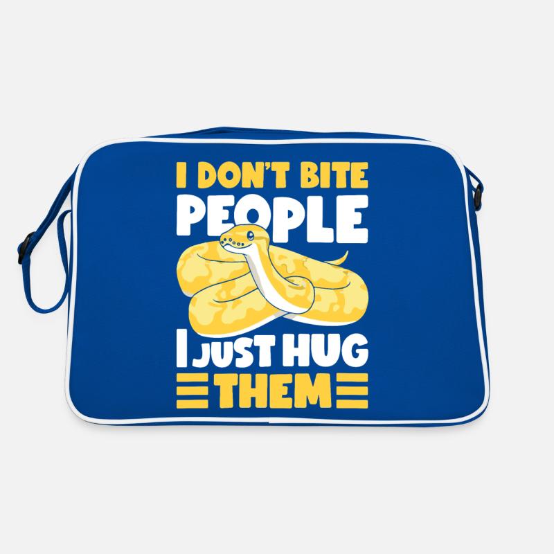 Banana Ball Python Je ne mords pas je serre seulement dans mes bras Sac Retro