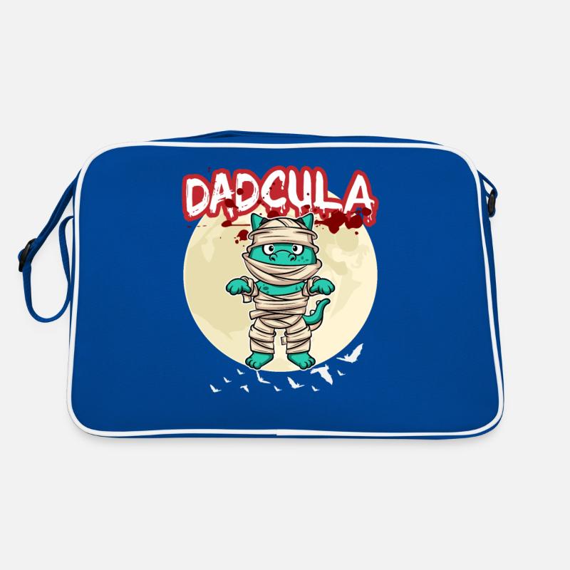 Dadcula Dracula Vampire Dad Funny Halloween Party Retro Bag