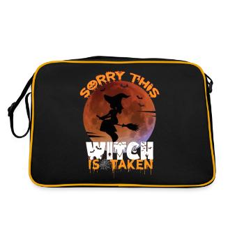 Joyeux Halloween Horror Monster Haunted Horror Scare - Sac Retro - noir/or - Dos
