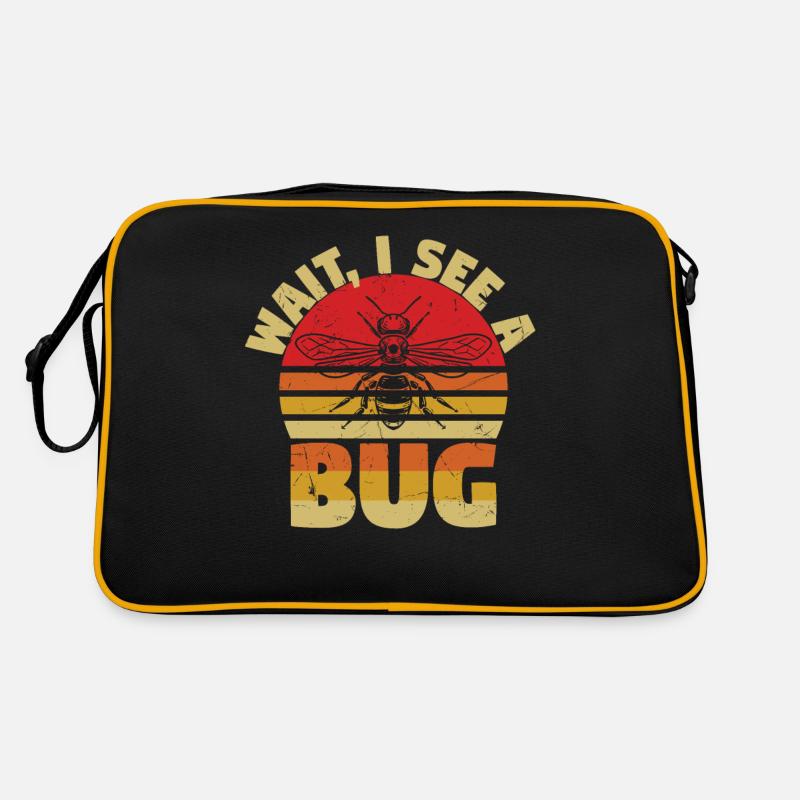 Wait I See A Bug Ants Fly Insects Retro Bag