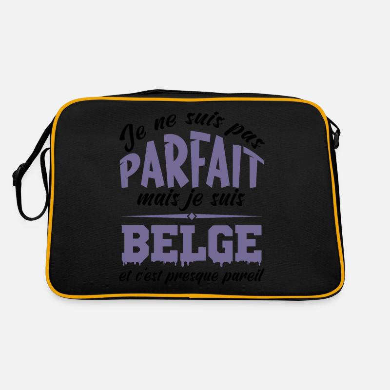 Je ne suis pas parfaite mais je suis Belge Sac Retro