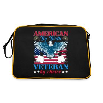 American Veterans America USA Fight - Retro Bag - black/gold - Back
