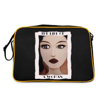 The life of a woman, cis or trans, whatever - Sac Retro - noir/or - Dos
