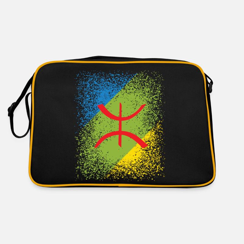 drapeau berbère Amazigh Sac Retro
