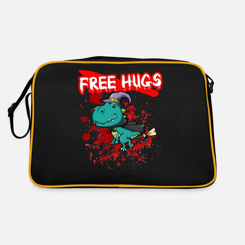 Câlins gratuits Sarcasme d’Halloween Effrayant Effrayant Costume Effrayant Sac Retro