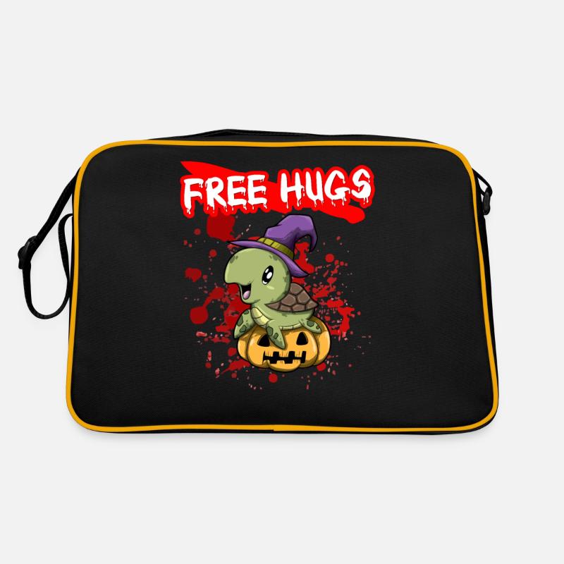 Câlins gratuits Sarcasme d’Halloween Effrayant Effrayant Costume Effrayant Sac Retro