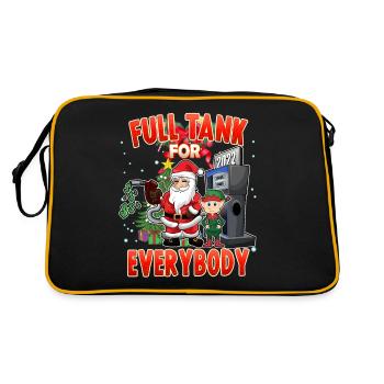 Réservoir plein pour tout le monde, Prix de l’essence Noël Sant - Sac Retro - noir/or - Dos