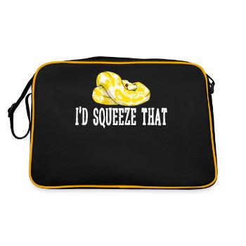 Banana Ball Python Je serrais ça - Sac Retro - noir/or - Dos