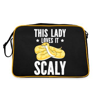 Dames Banana Ball Python Dicton - Sac Retro - noir/or - Dos