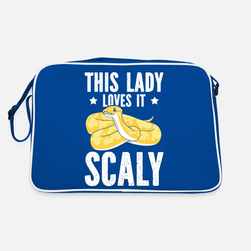 Damen Banana Ball Python Spruch Retro Tasche