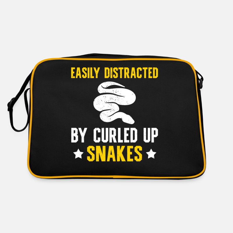 Banana Ball Python Spruch Retro Tasche