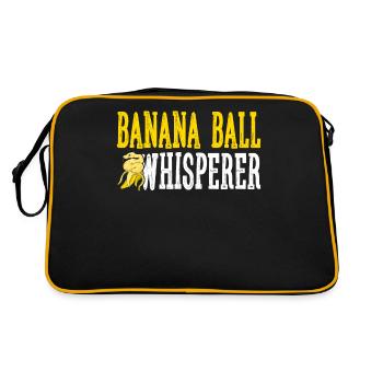 Banana Ball Python Whisperer - Sac Retro - noir/or - Dos