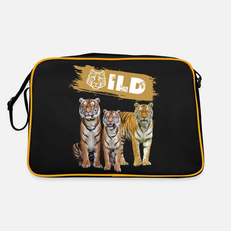 Wild - Retro Tasche - Schwarz/Gold