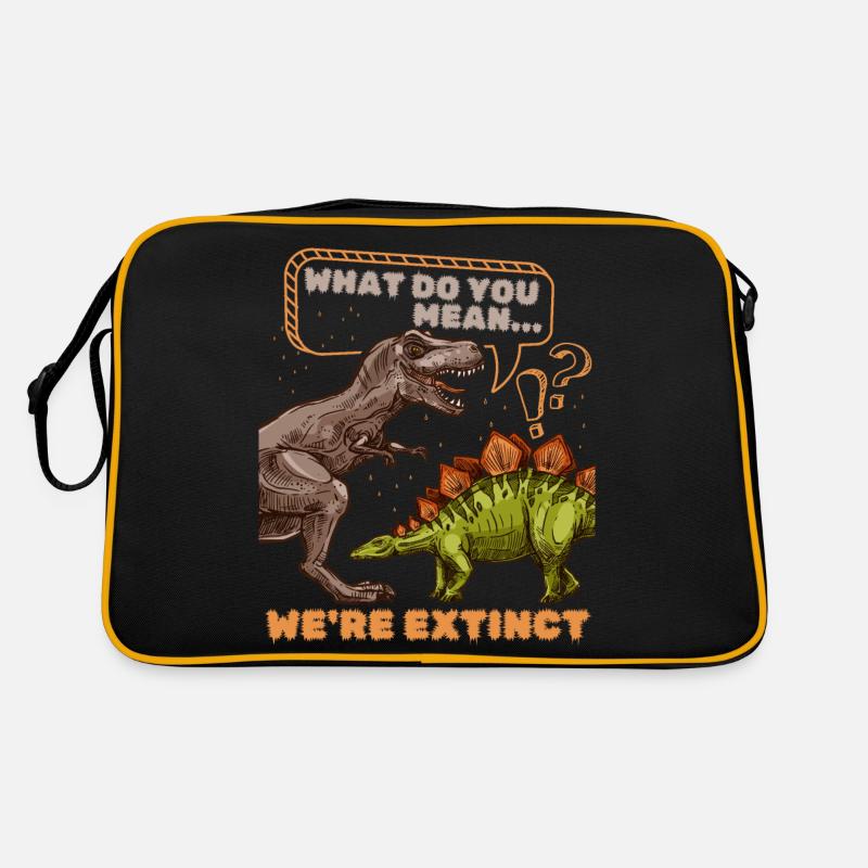 Dinosaure Comic Funny Saying We’re Extinct Sac Retro