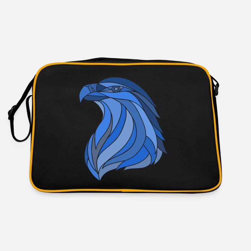 eagle blue Retro Tasche