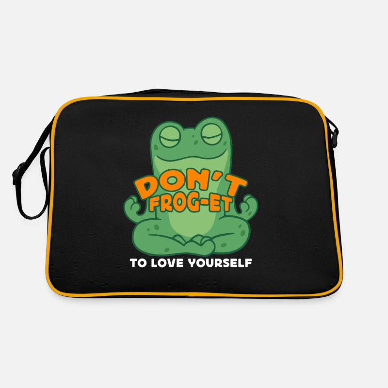 Ne vous aimez pas Frog-Et pour vous aimer Frog Hunter Sac Retro