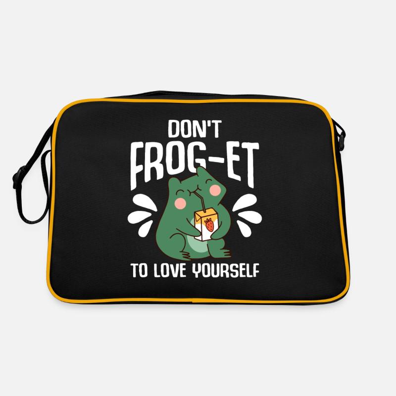 Ne vous aimez pas Frog-Et pour vous aimer Frog Hunter Sac Retro