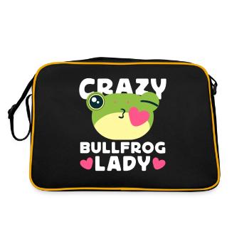 Crazy Bullfrog Lady Frog Hunter - Retro Bag - black/gold - Back