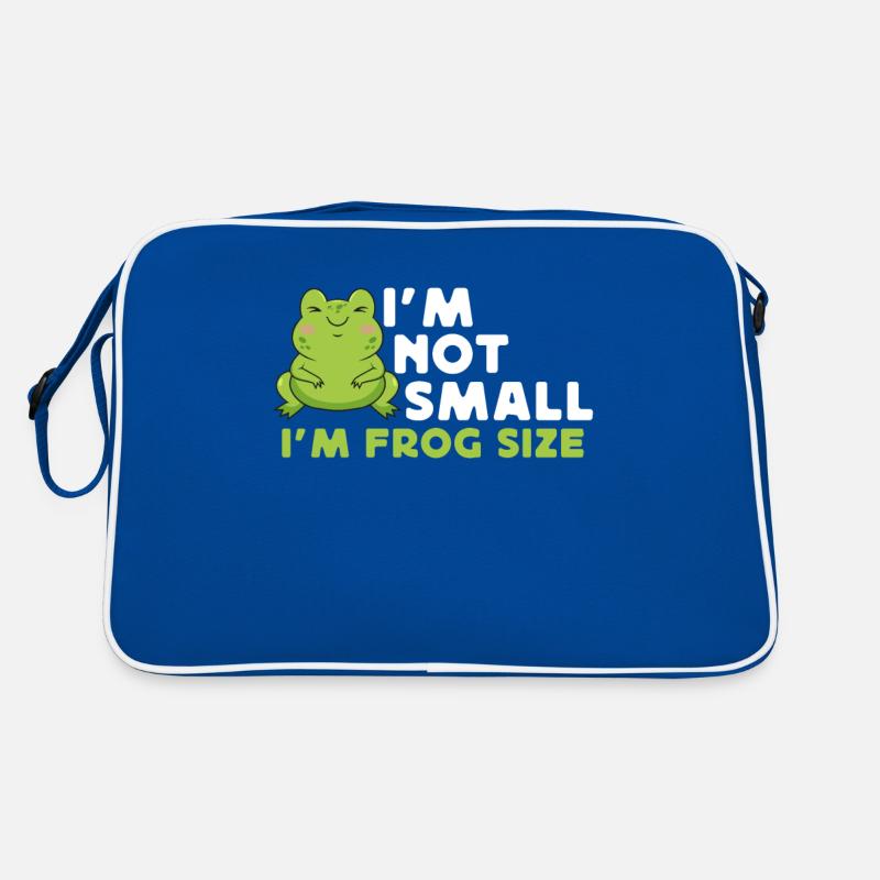 Ich Bin Nicht Klein Ich Bin Frosch Größe Retro Tasche
