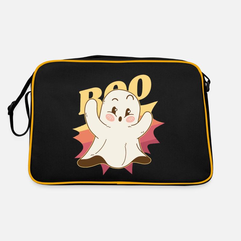 Cute Ghost Costume Scary Boo Ghost Halloween Retro Tasche