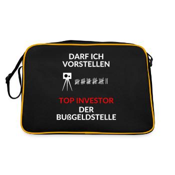 Commanditaire officiel du Bureau des amendes - Mécanicien - Sac Retro - noir/or - Dos