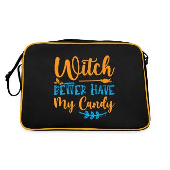 Witch better have my candy - Retro Bag - black/gold - Back