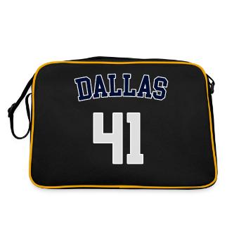 Dallas 41 - Retro Bag - black/gold - Back