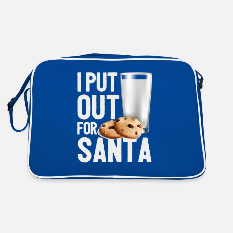 J’ai des biscuits de Noël pour le Père Noël Sac Retro