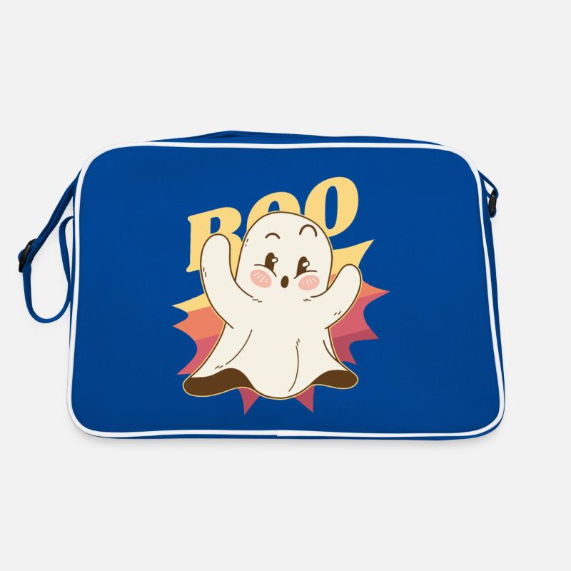 Cute Ghost Costume Scary Boo Ghost Halloween Retro Tasche